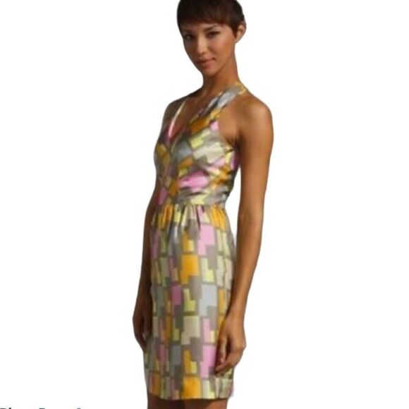 MILLY of NEW YORK CAMILLA HALTER DRESS 100… - Picture 2 of 14